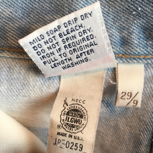 Vintage Calvin Klein Denim Mini Skirt - Picture 8 of 8